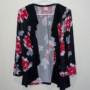 Flirty Pink small Shaw sweater